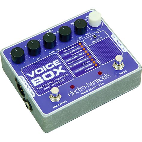 electro harmonix voice box vocoder pedal|Electro.